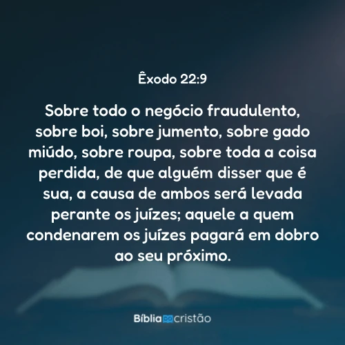 Êxodo 22:9