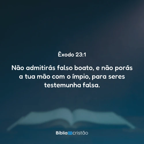Êxodo 23:1