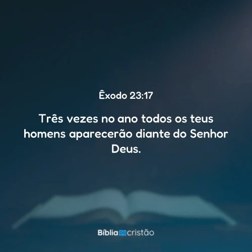 Êxodo 23:17