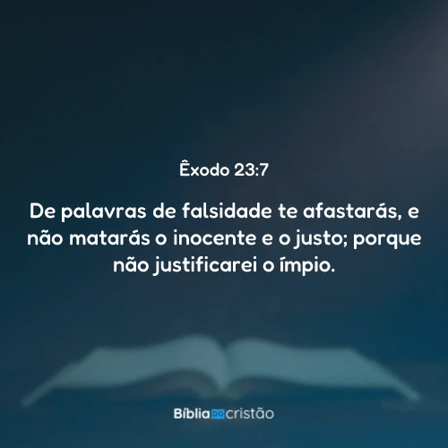 Êxodo 23:7
