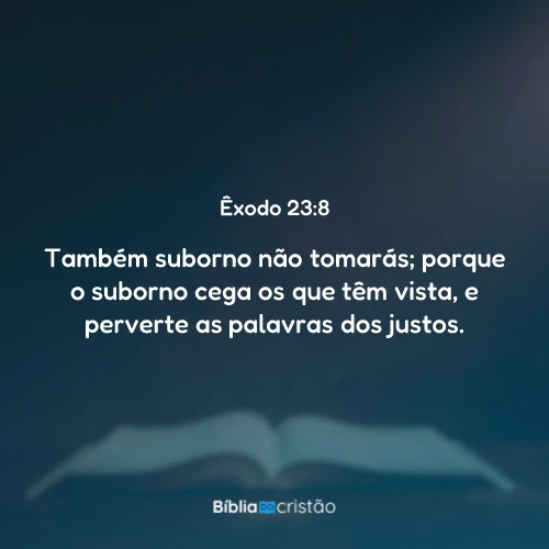 Êxodo 23:8
