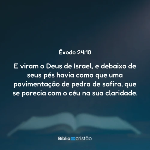 Êxodo 24:10
