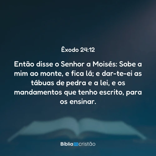 Êxodo 24:12
