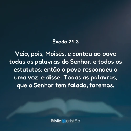Êxodo 24:3