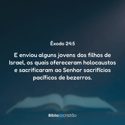 Êxodo 24:5