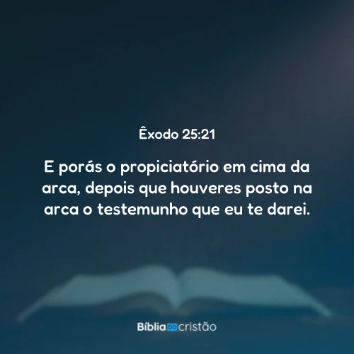 Êxodo 25:21