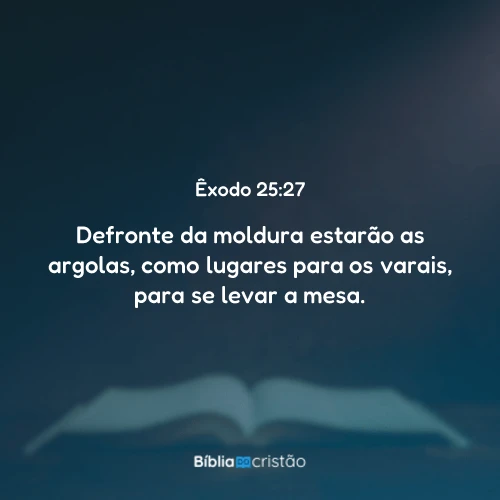 Êxodo 25:27