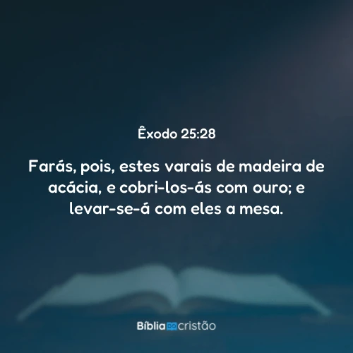 Êxodo 25:28