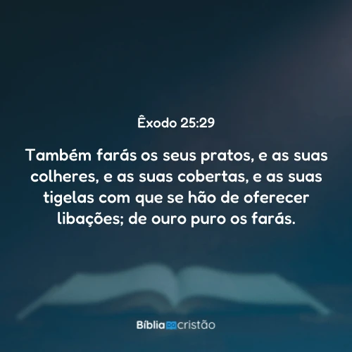 Êxodo 25:29