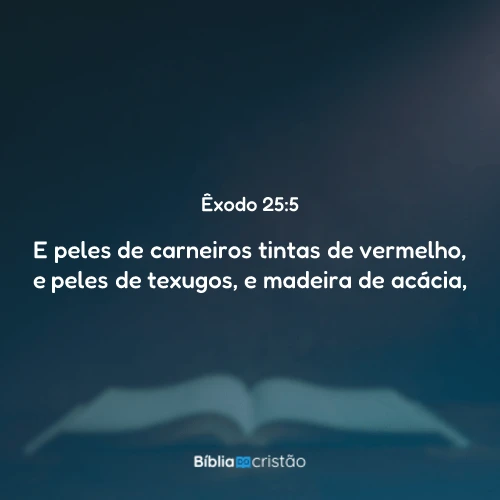 Êxodo 25:5
