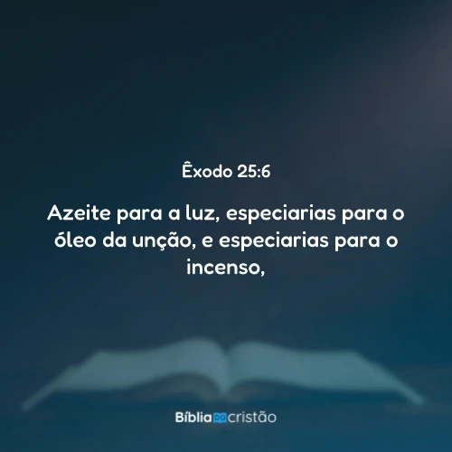 Êxodo 25:6