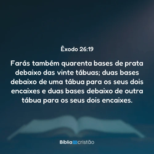 Êxodo 26:19