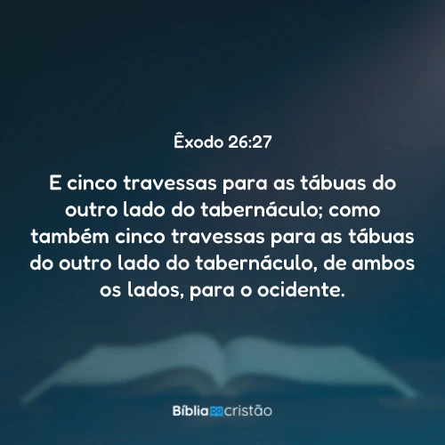 Êxodo 26:27