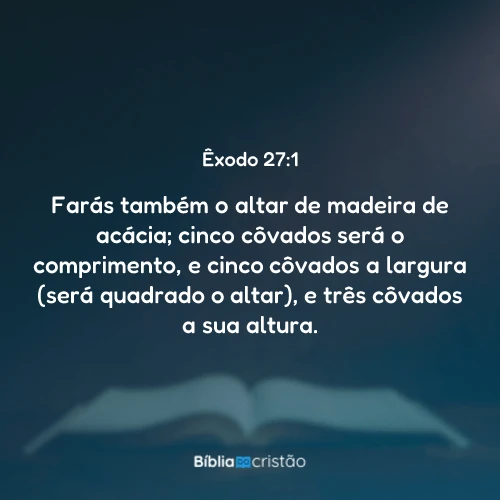 Êxodo 27:1