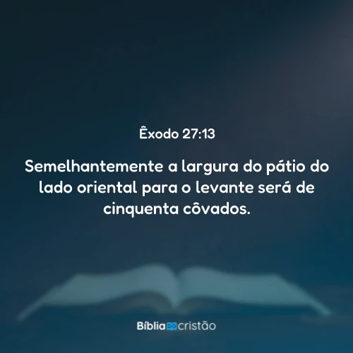 Êxodo 27:13