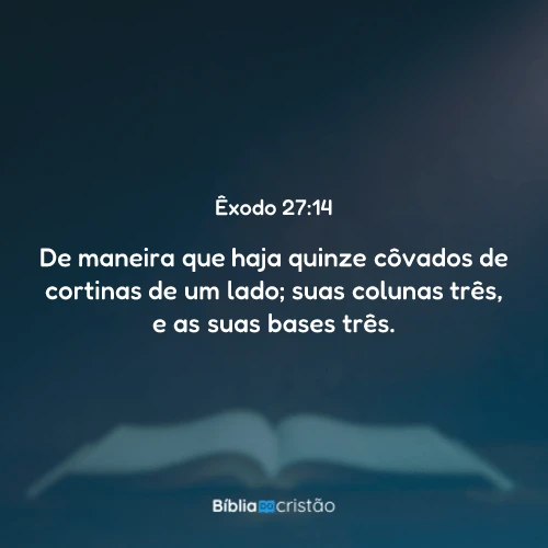 Êxodo 27:14