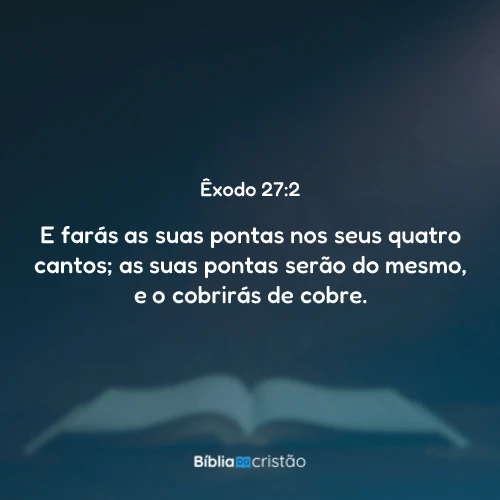 Êxodo 27:2