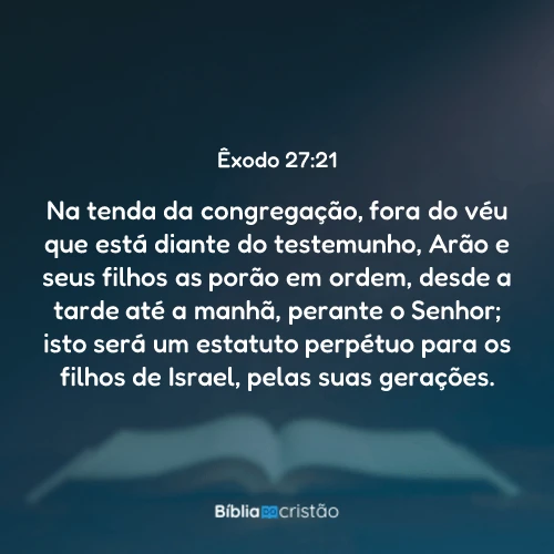 Êxodo 27:21
