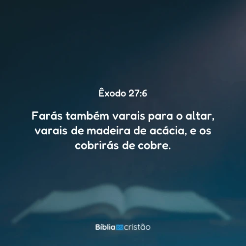 Êxodo 27:6