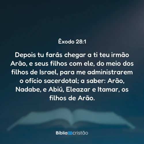 Êxodo 28:1
