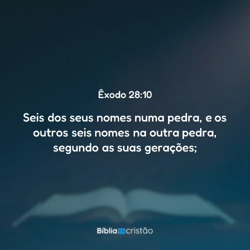 Êxodo 28:10