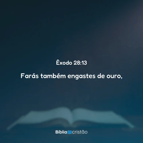 Êxodo 28:13