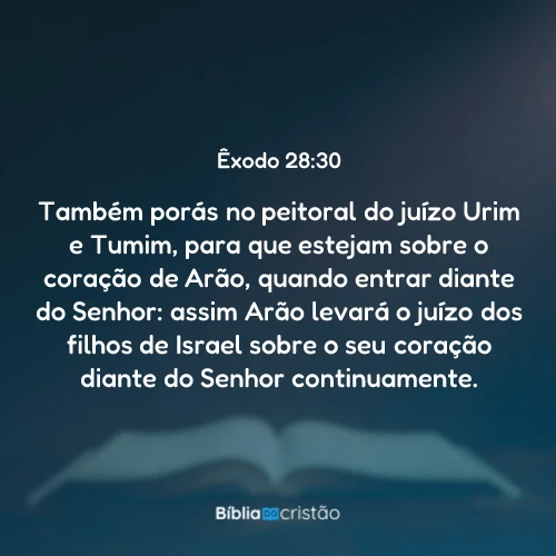 Êxodo 28:30