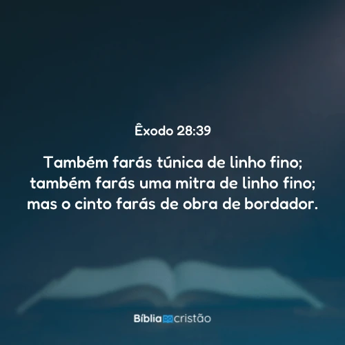 Êxodo 28:39