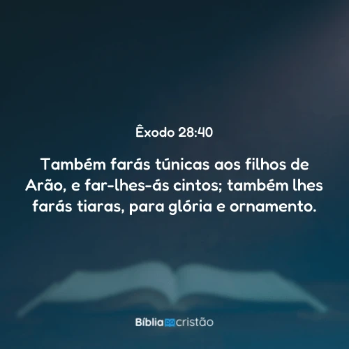 Êxodo 28:40
