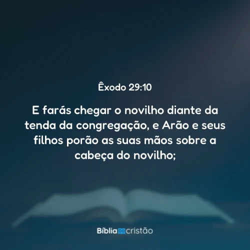 Êxodo 29:10