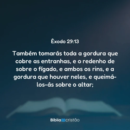 Êxodo 29:13