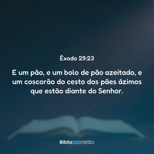 Êxodo 29:23