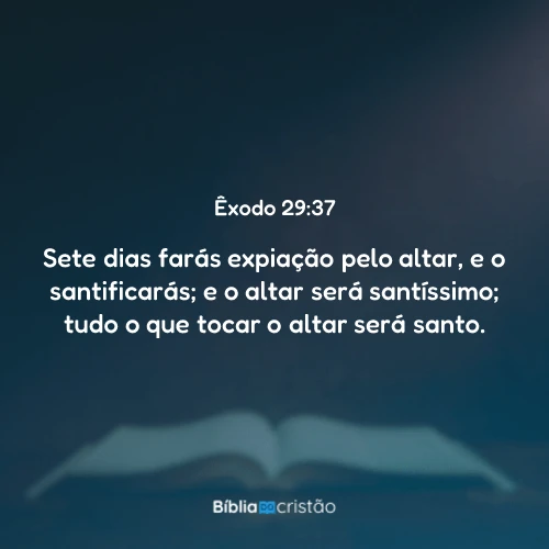 Êxodo 29:37