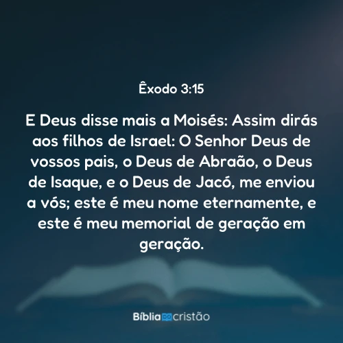 Êxodo 3:15