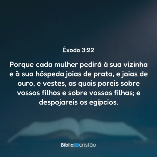 Êxodo 3:22