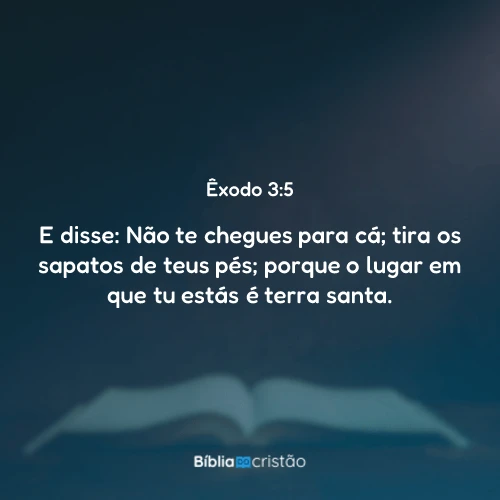 Êxodo 3:5