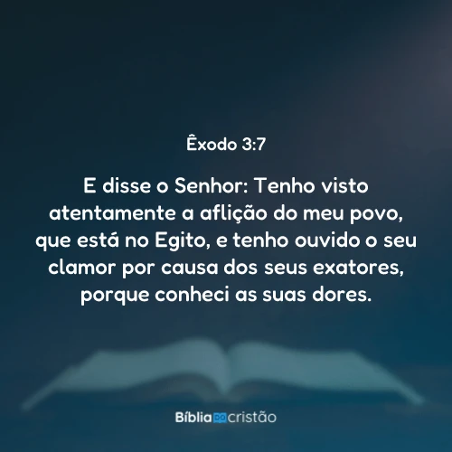 Êxodo 3:7