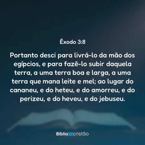 Êxodo 3:8