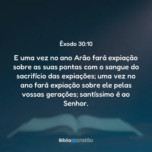 Êxodo 30:10