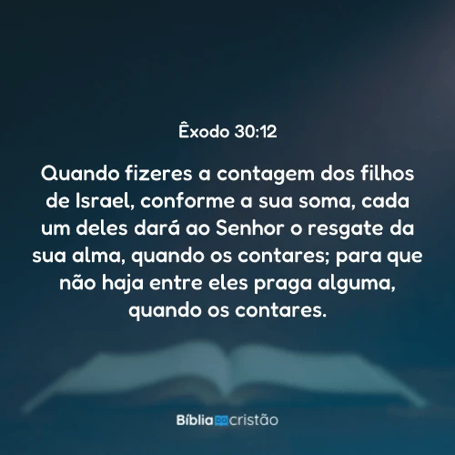 Êxodo 30:12