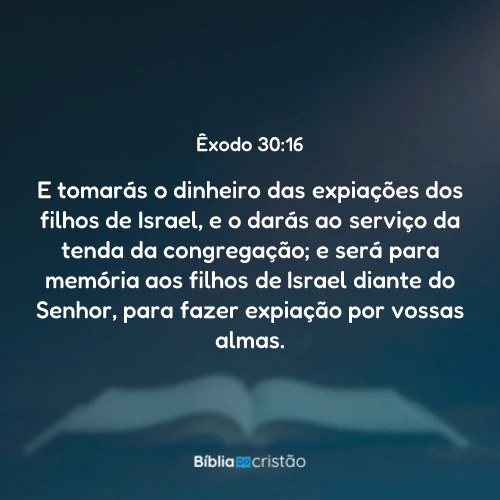Êxodo 30:16