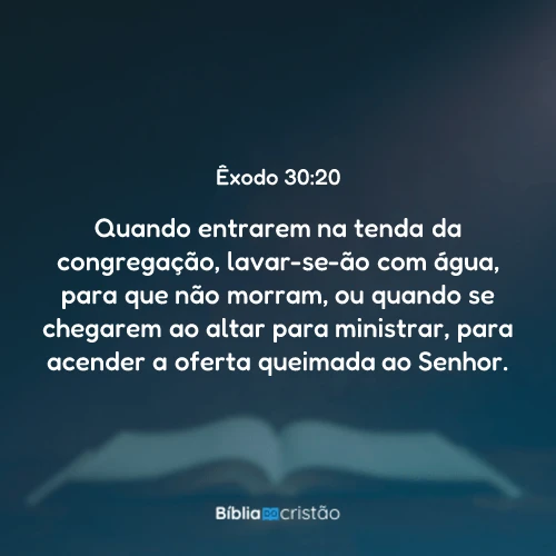Êxodo 30:20