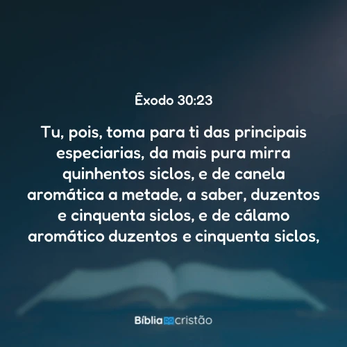 Êxodo 30:23
