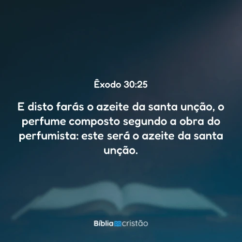 Êxodo 30:25