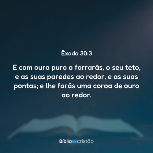 Êxodo 30:3