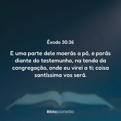 Êxodo 30:36