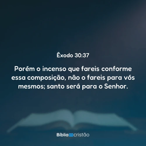 Êxodo 30:37