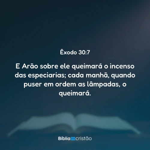 Êxodo 30:7