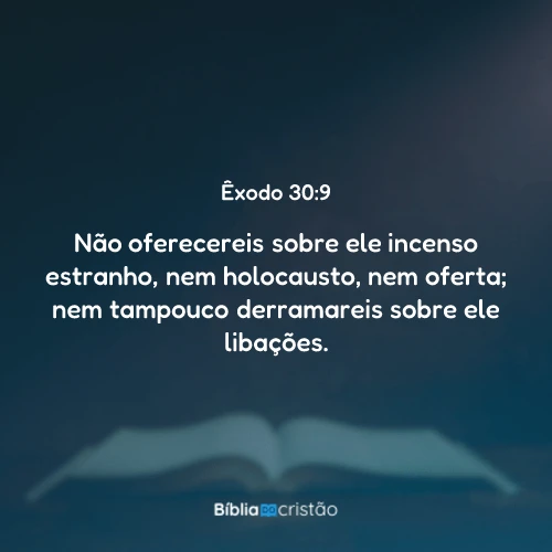 Êxodo 30:9