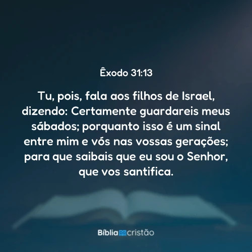 Êxodo 31:13